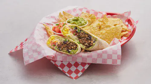 Beef and Black Bean Burrito Image 