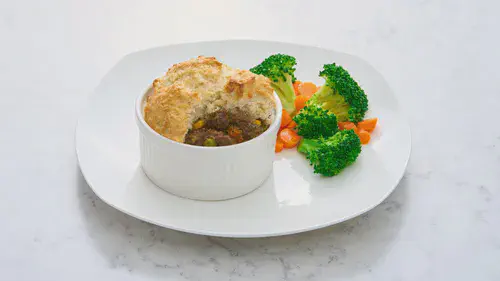 Beef Pot Pie with Biscuit Topping  Image 