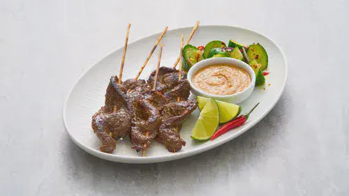 Beef Tikka Skewers with Tamarind Chutney Image 