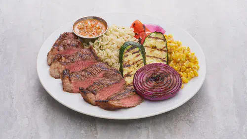 Brazilian Grilled Steak with Hot Pepper Sauce  Image 