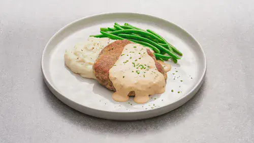 Chicken Fried Roast Beef with Cajun Milk Gravy Image 