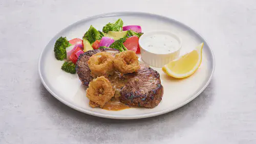 Herb Marinated Sirloin with Calamari Image 