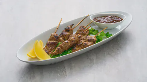 Indonesian-Style Beef Satays Image 