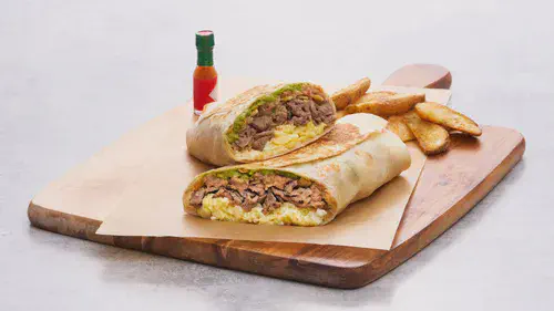 Rancheros Steak Breakfast Wrap Image 