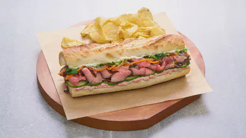 Roast Beef Banh Mi Sandwich Image 