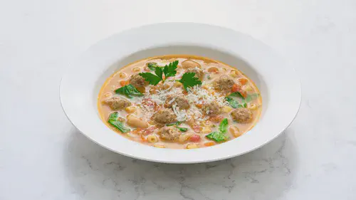 Tuscan-Style Meatball Soup Image 