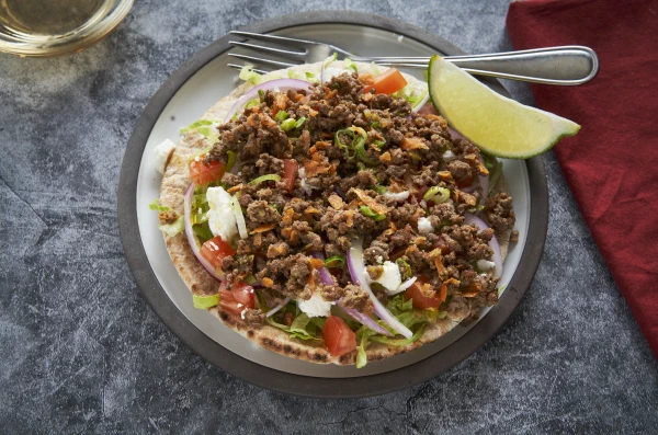 Regular Ground Beef Warm Greek-style Beef Pita Wraps